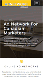 Mobile Screenshot of adnetworkcanada.com
